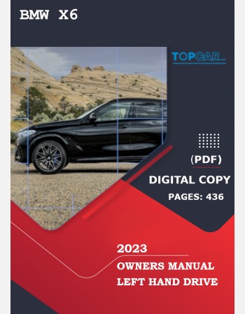 bmw x6 2023 owners manual